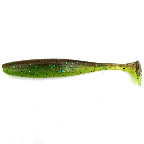 Силіконова приманка Easik 3`` (75mm) Green Pumpkin/Shartrease (10 шт. в упаковці)